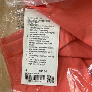 Lululemon Wunder Under 25” Leggings
